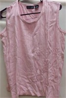 Pink tank size large womens