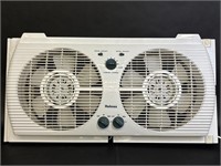 Holmes Dual 9in Blade Twin Window Fan White