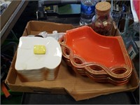 Bunny Platter, USA Trays, Dishes