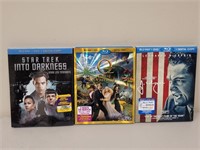 LOT OF 3 COMBO BLU-RAY, DVD & DIGITAL COPY MOVIES