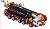 Lego like building set - Fire truck? Boom Truck?