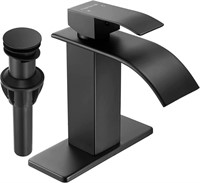 M92  Kede Black Bathroom Sink Faucet Single Handl