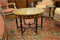 Onyx top French coffee table