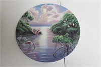 "Radient Sunset Over The Everglades" Plate