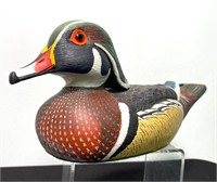 Hand Carved & Painted Duck