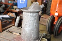 GALVANIZED OIL CAN