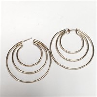 $100 Silver 8.36G  Earrings