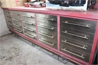 Large 10ft Stainless Steel Drawered Work Bench