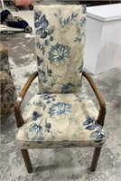Late 20th Century Floral Pattern Arm Chair