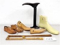Vintage / Antique Shoe Forms, Sizer, Etc (No Ship)