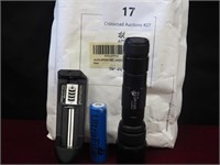 Small Flash Light 5" Battery and Charger Included