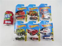 6 hot wheels die cast neufs