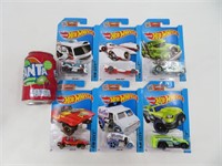 6 hot wheels die cast neufs