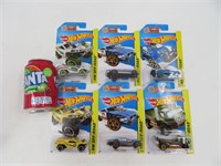 6 hot wheels die cast neufs