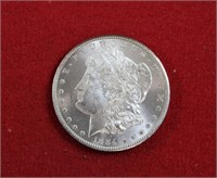 1884 Carson City Morgan silver dollar