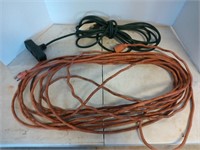 25 ft 3 way, 50 ft extension cords