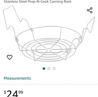 Stainless Steel Prep-N-Cook Canning Rack