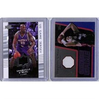 2006/2008 Shaquille O'neal Game Worn Jersey Cards