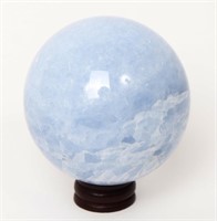 Stunning Sky Blue Aquamarine Polished Sphere