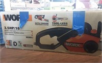 Worx 3.5 HP/16" Electric chainsaw