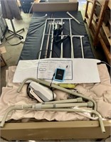 Hospital Bed, Frame, Rails, Mattress, Bed Sensor