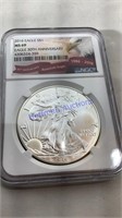 2016 American Eagle silver, MS69