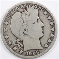 1906 Barber Half Dollar - Full Rim