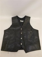 Genuine Mexican Leather Vest Size Medium