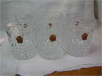 6 Nachtmann Germany Crystal Highball Glasses