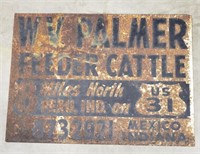 W.V. Palmer Feeder Cattle. Mexico Indiana.