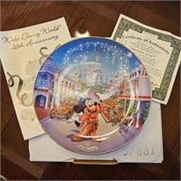 Main Street USA Disney Bradford Exchange Plate