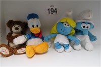 Plush Smurf, Smurfette, Donald Duck & More