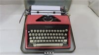 Olympic typewriter in case