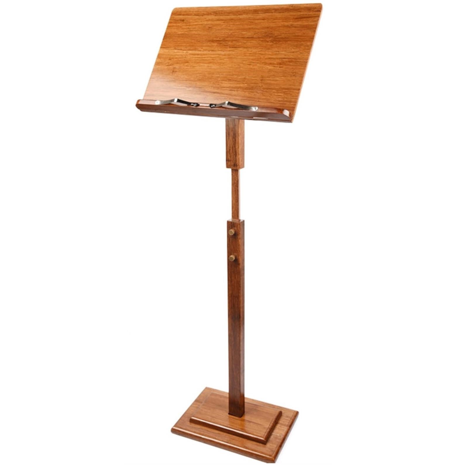 Miwayer Bamboo Conductor Music Stand, Height Adjus