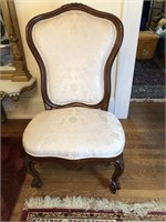 Carved Mahogany Parlor Chair