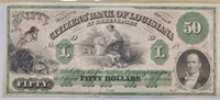 $50 Citizens' Bank of Louisiana Note
