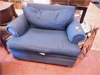 Eisenhower oversized upholstered chair with