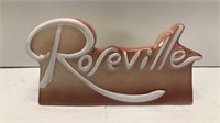 ROSEVILLE POTTERY DEALER SIGN