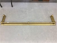 Antique Brass 4' Fireplace Fender