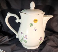 Lenox Spring Violets Coffee pot made in USA