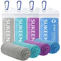 (2) 4 Packs Cooling Towels(40"x12"),Ice Towel