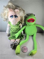 Kermit the Frog Miss Piggy Plush Pair