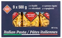 9-Pk Antonio Amato Pasta Variety Pack, 500g