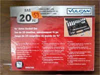 Vulcan 20-pc 3/8" Drive Socket Set SAE