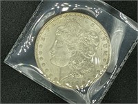 1897 Morgan silver dollar