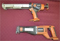 Ridgid 18Volt Reciprocating Saw & Caulk Gun