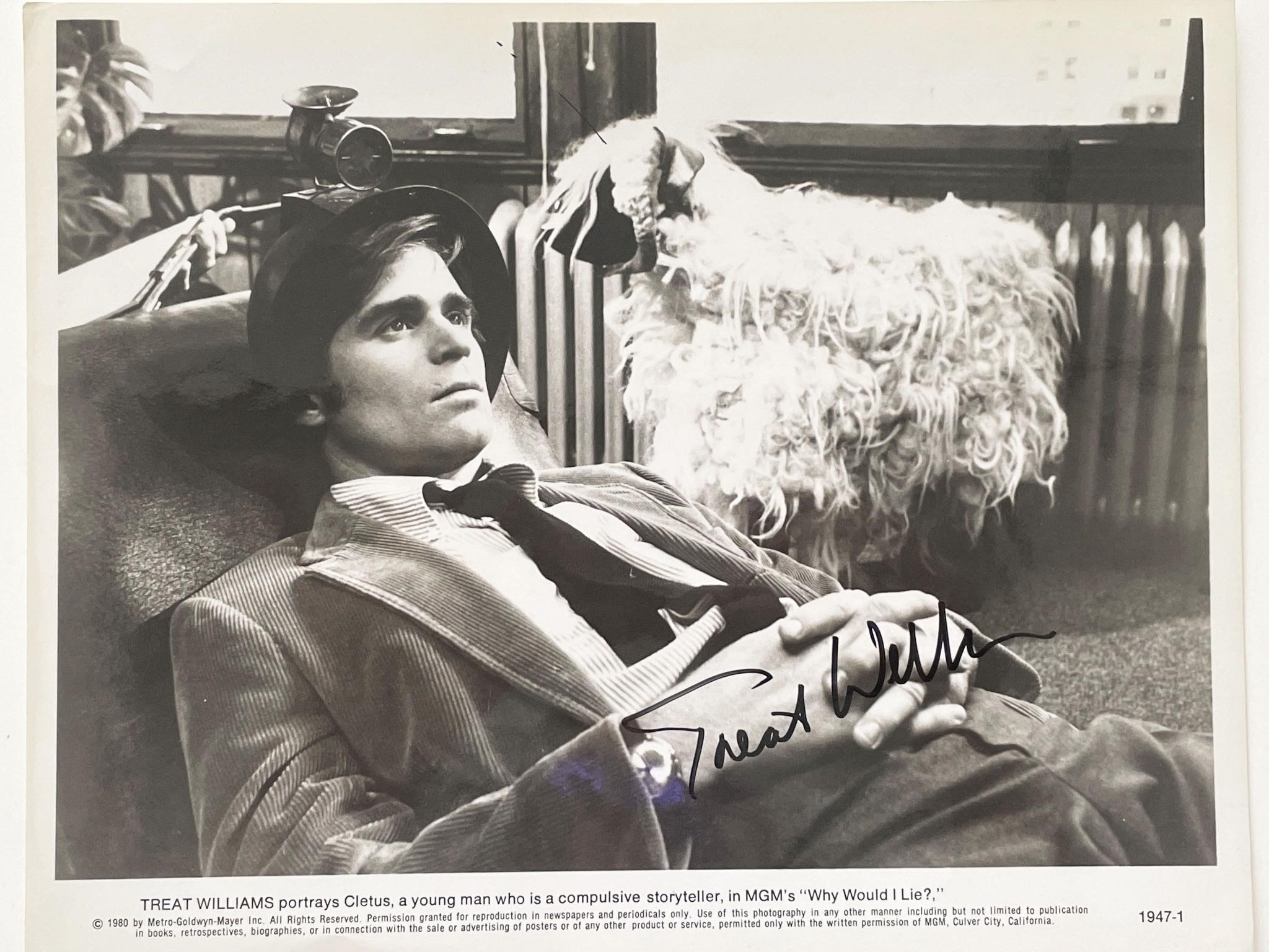 Why Would I Lie? Treat Williams signed movie photo