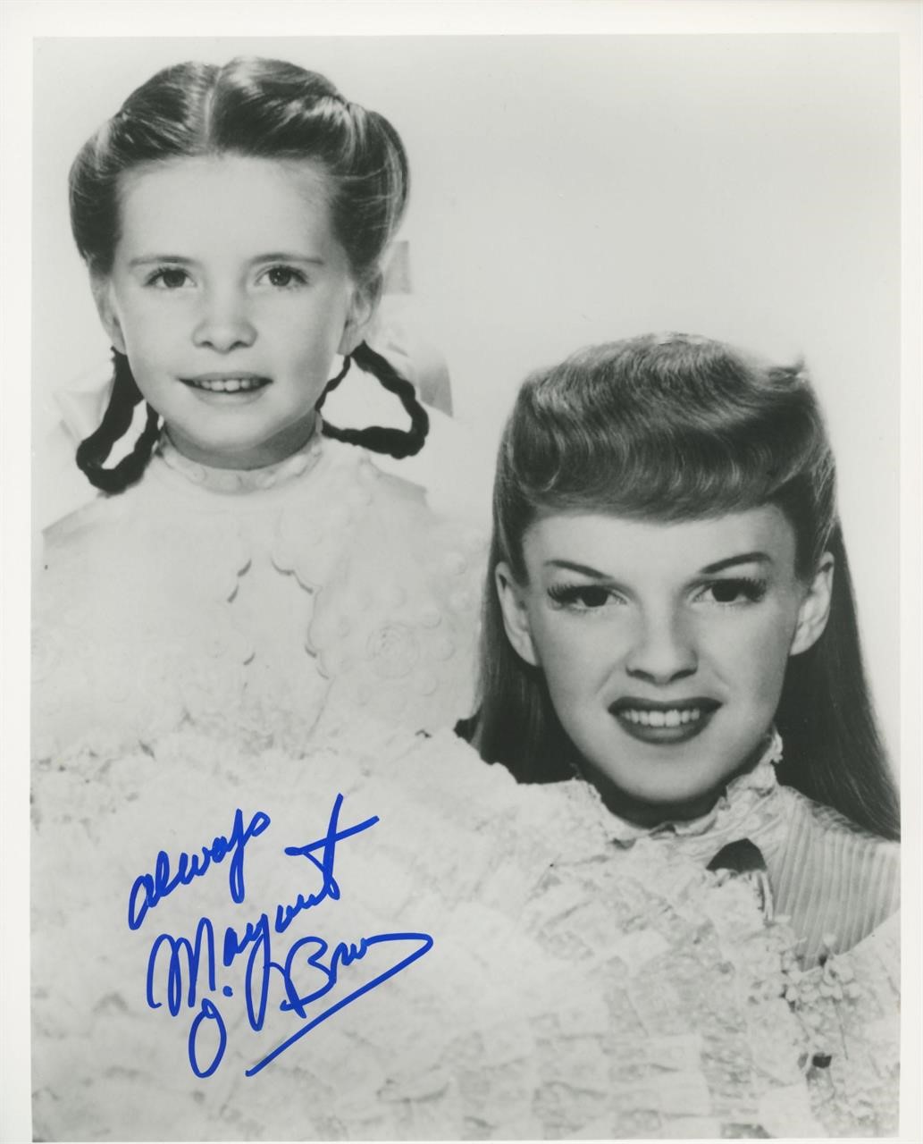 Margaret O'Brien signed photo