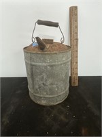 Vintage Galvanized Gas Can