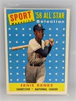 1958 Topps Ernie Banks All Star 482 HOF